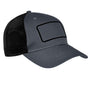 Big Accessories Hats Mens Patch Adjustable Trucker Hat - Charcoal Grey/Black