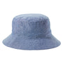 Big Accessories Hats Mens Crusher Bucket Hat - Chambray Blue