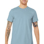 Bella + Canvas Mens Jersey Short Sleeve Crewneck T-Shirt - Light Blue