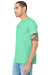 Bella + Canvas BC3001/3001C Mens Jersey Short Sleeve Crewneck T-Shirt Mint Green Model 3Q