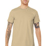 Bella + Canvas Mens Jersey Short Sleeve Crewneck T-Shirt - Soft Cream