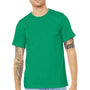 Bella + Canvas Mens Heather CVC Short Sleeve Crewneck T-Shirt - Heather Kelly Green