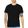 Bella + Canvas Mens USA Made Jersey Short Sleeve Crewneck T-Shirt - Black - Closeout