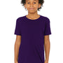 Bella + Canvas Youth Jersey Short Sleeve Crewneck T-Shirt - Team Purple