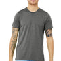 Bella + Canvas Mens Short Sleeve Crewneck T-Shirt - Grey