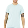 Bella + Canvas Mens Short Sleeve Crewneck T-Shirt - Ice Blue