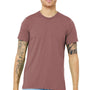 Bella + Canvas Mens Short Sleeve Crewneck T-Shirt - Mauve
