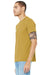 Bella + Canvas BC3413/3413C/3413 Mens Short Sleeve Crewneck T-Shirt Mustard Yellow Model 3Q