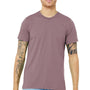 Bella + Canvas Mens Short Sleeve Crewneck T-Shirt - Orchid Purple