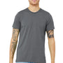 Bella + Canvas Mens Short Sleeve Crewneck T-Shirt - Storm Grey