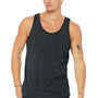 Bella + Canvas Mens Jersey Tank Top - Heather Dark Grey