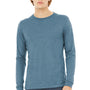 Bella + Canvas Mens Jersey Long Sleeve Crewneck T-Shirt - Denim Blue