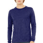 Bella + Canvas Mens Jersey Long Sleeve Crewneck T-Shirt - Navy Blue