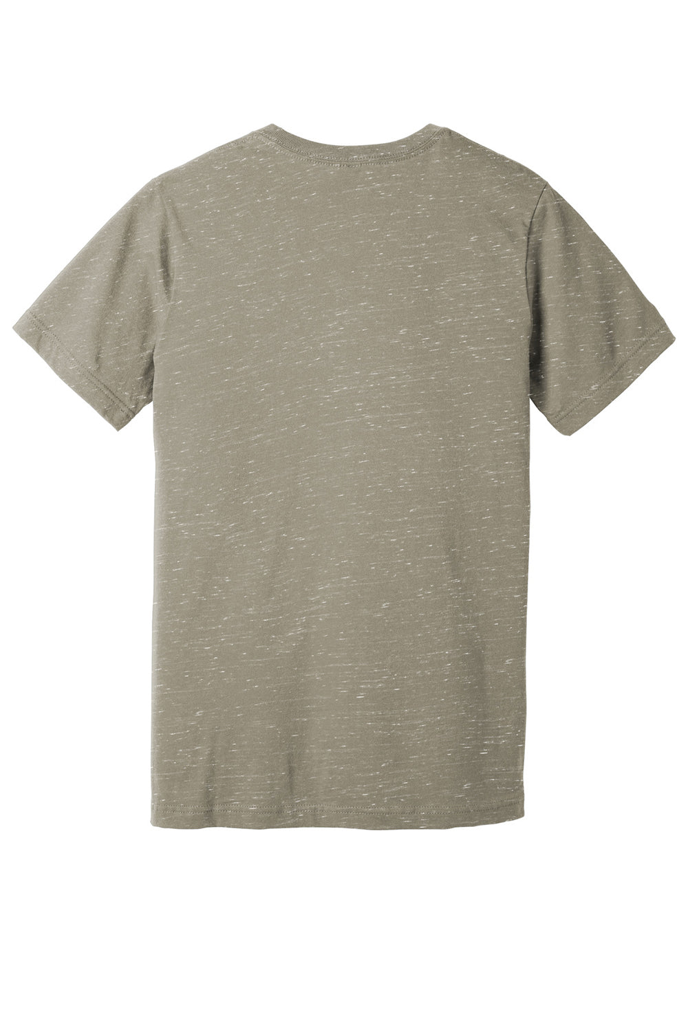 Bella + Canvas BC3655/3655C Mens Textured Jersey Short Sleeve V-Neck T-Shirt Stone Marble Flat Back
