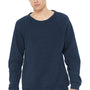 Bella + Canvas Mens Sponge Fleece Crewneck Sweatshirt - Heather Navy Blue