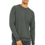 Bella + Canvas Mens Fleece Crewneck Sweatshirt - Heather Deep Grey
