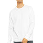 Bella + Canvas Mens Fleece Crewneck Sweatshirt - White