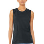 Bella + Canvas Womens Jersey Muscle Tank Top - Heather Dark Grey