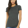 Bella + Canvas Womens The Favorite Short Sleeve Crewneck T-Shirt - Heather Deep Grey