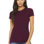 Bella + Canvas Womens The Favorite Short Sleeve Crewneck T-Shirt - Maroon