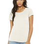 Bella + Canvas Womens Short Sleeve Crewneck T-Shirt - Oatmeal - Closeout