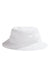 Big Accessories BX003 Mens Crusher Bucket Hat White Flat Front