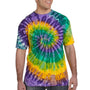 Colortone Mens Short Sleeve Crewneck T-Shirt - Mardi Gras