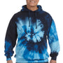 Colortone Mens Hooded Sweatshirt Hoodie w/ Pouch Pocket - Blue Ocean