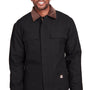 Berne Mens Heritage Duck Water Resistant Chore Full Zip Jacket - Black