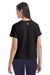 Champion CHP130 Womens Sport Soft Touch Short Sleeve Crewneck T-Shirt Black Model Back