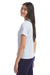 Champion CHP130 Womens Sport Soft Touch Short Sleeve Crewneck T-Shirt Collage Blue Model Side