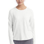 Champion Womens Sport Soft Touch Long Sleeve Crewneck T-Shirt - White - Closeout