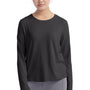 Champion Womens Sport Soft Touch Long Sleeve Crewneck T-Shirt - Black - Closeout