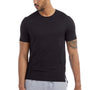 Champion Mens Odor Resistant Short Sleeve Crewneck T-Shirt - Black - NEW