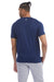 Champion CHP160 Mens Sport Short Sleeve Crewneck T-Shirt Navy Blue Model Back