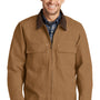 CornerStone Mens Duck Cloth Full Zip Jacket - Duck Brown - Closeout