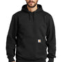 Carhartt Mens Paxton Rain Defender Water Resistant Hooded Sweatshirt Hoodie w/ Pouch Pocket - Black