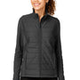 Devon & Jones Womens New Classics Charleston Hybrid Full Zip Jacket - Black Melange/Black