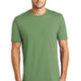 District Mens Perfect Weight Short Sleeve Crewneck T-Shirt - Fresh Fatigue Green - Closeout