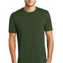District Mens Perfect Weight Short Sleeve Crewneck T-Shirt - Thyme Green - Closeout