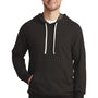 District Mens Perfect French Terry Hooded Sweatshirt Hoodie w/ Pouch Pocket - Black
