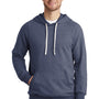 District Mens Perfect French Terry Hooded Sweatshirt Hoodie w/ Pouch Pocket - New Navy Blue
