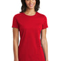 District Womens Very Important Short Sleeve Crewneck T-Shirt - Classic Red - Closeout