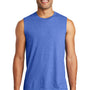 District Mens Very Important Muscle Tank Top - Royal Blue Frost