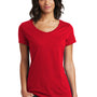 District Womens Very Important Short Sleeve V-Neck T-Shirt - Classic Red - Closeout