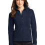 Eddie Bauer Womens Pill Resistant Microfleece Full Zip Jacket - Navy Blue
