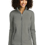 Eddie Bauer Womens Highpoint Pill Resistant Fleece Full Zip Jacket - Metal Grey