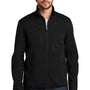 Eddie Bauer Mens Dash Pill Resistant Full Zip Jacket - Black