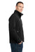 Eddie Bauer EB530 Mens Water Resistant Full Zip Jacket Black Model Side