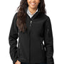 Eddie Bauer Womens Water Resistant Full Zip Jacket - Black